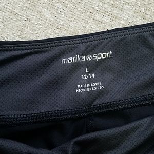 Marika Pants - Marika Sport Black capris sport workout pants Marika Pants - Marika Sport Black capris sport workout pants